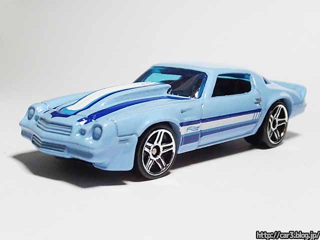 '81カマロのホットウィールは爽やかなライトブルーのミニカー【Hotwheels'81 CAMARO】 | 車×3（轟Car3）