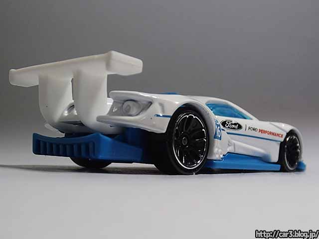 ホットウィールの２０１６フォードＧＴレースはFord Performanceのロゴがカッコイイ！【 Hotwheels 2016 FordGT  RACE】 車×３（轟Car3）
